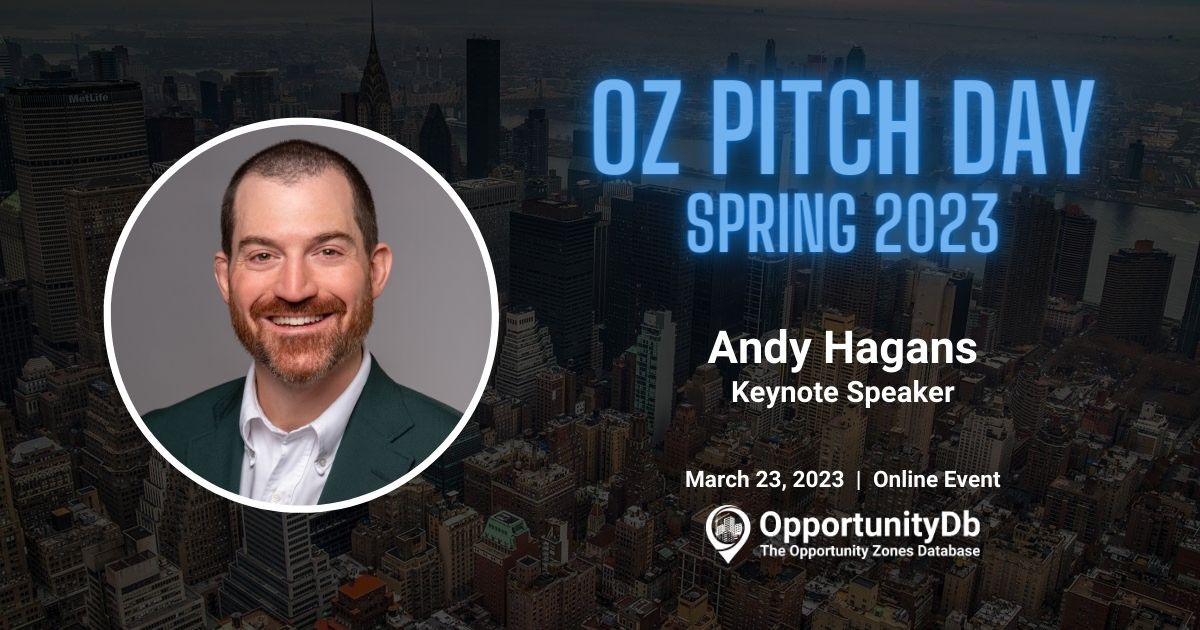 Andy Hagans At OZ Pitch Day Spring 2023